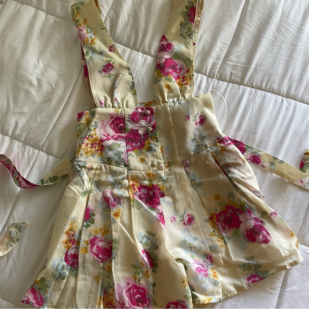 The Venus Romper - Cream Rose